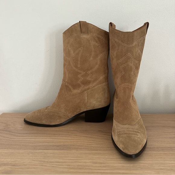 Sezane Phoebe Boots - Picture 1 of 7